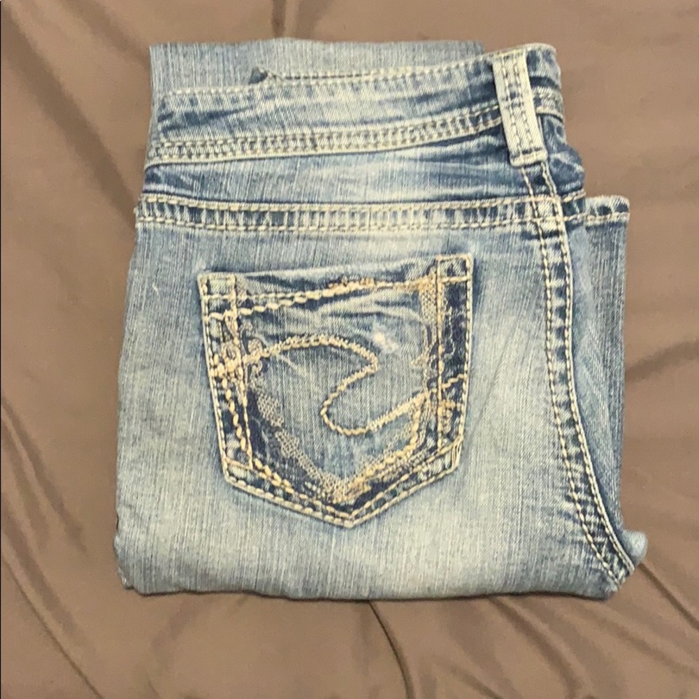 Silver jeans